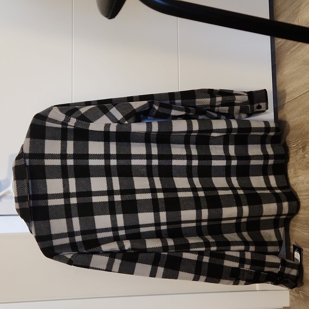 Chaps largw mens flannel, grey and black, soft material - Picture 5 of 5